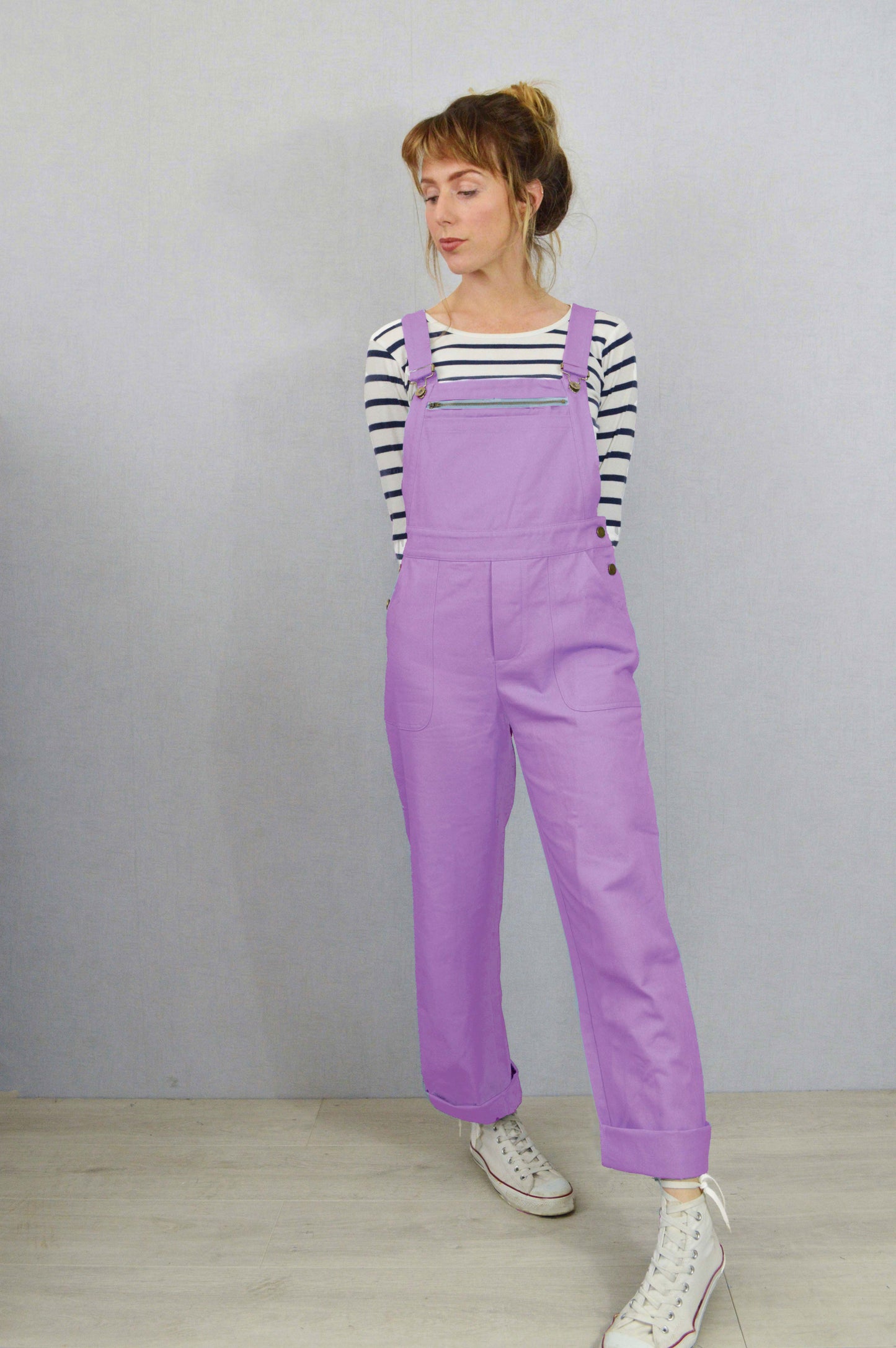 Purple Workwear Dungarees