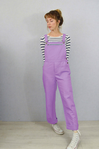 Purple Workwear Dungarees