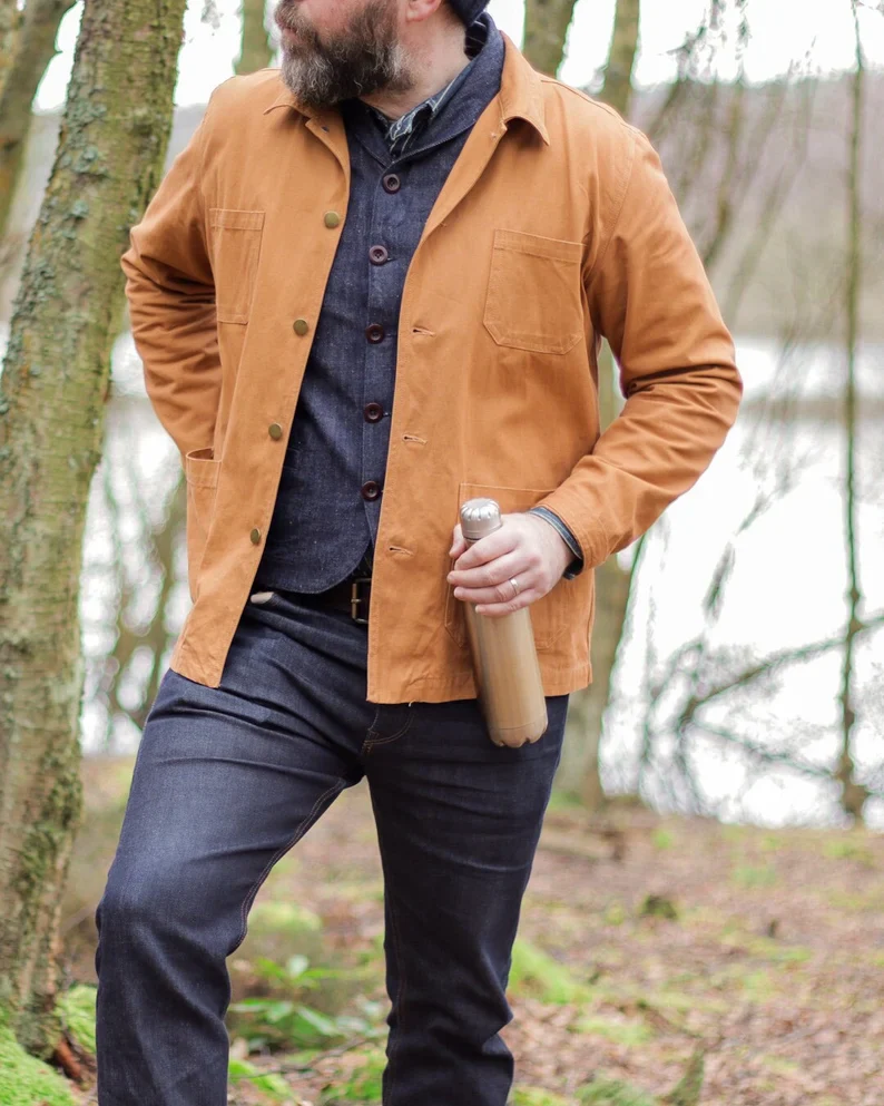 Duck Brown Canvas Workwear Jacket