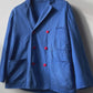 Vintage Double Breasted Blue Workwear Jacket - M