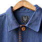 WOLF Reworked Chore Jacket Contrast Blanket Stitch - Large