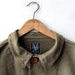 WOLF Reworked Chore Jacket Contrast Red Stitch Moss Green 2XL