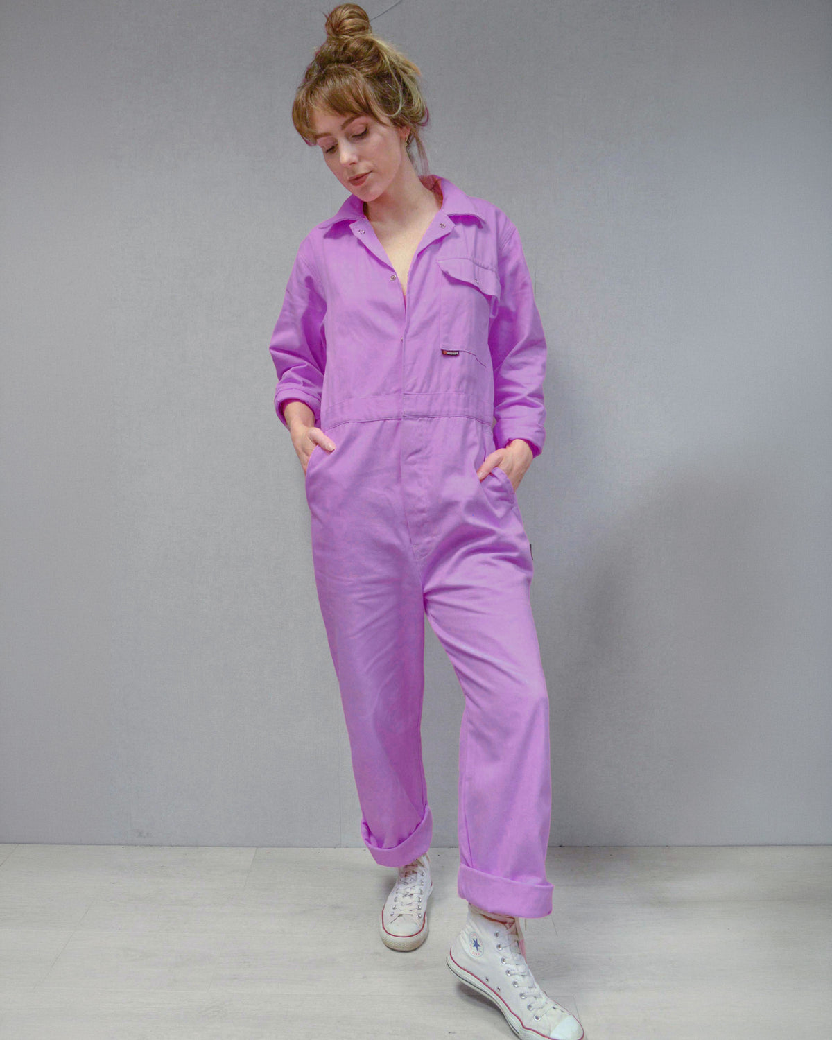 Vintage Jumpsuit Lilac Purple