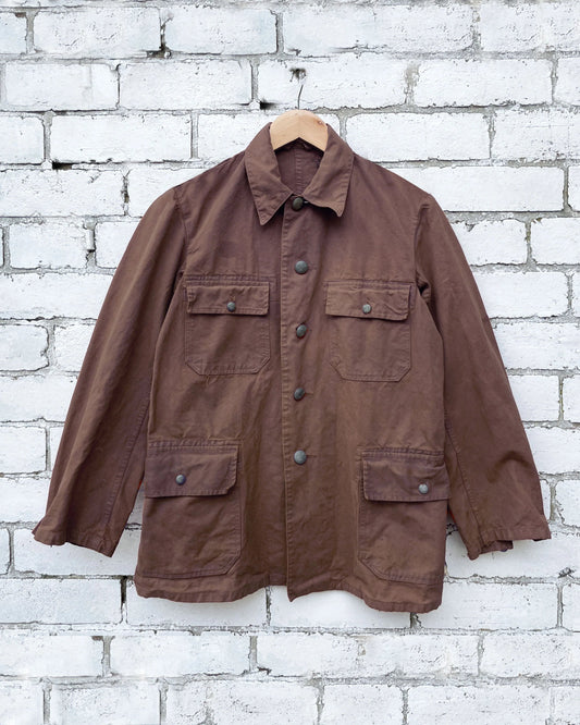 Vintage 60s Brown Canvas Jacket