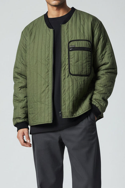 Vintage Workwear Quilted Liner Khaki