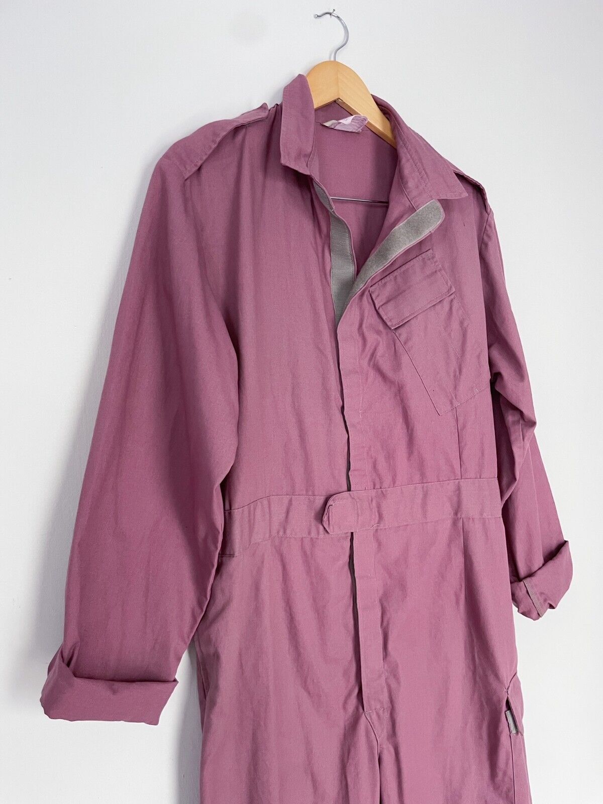 Vintage Coverall British Military Dark Pink