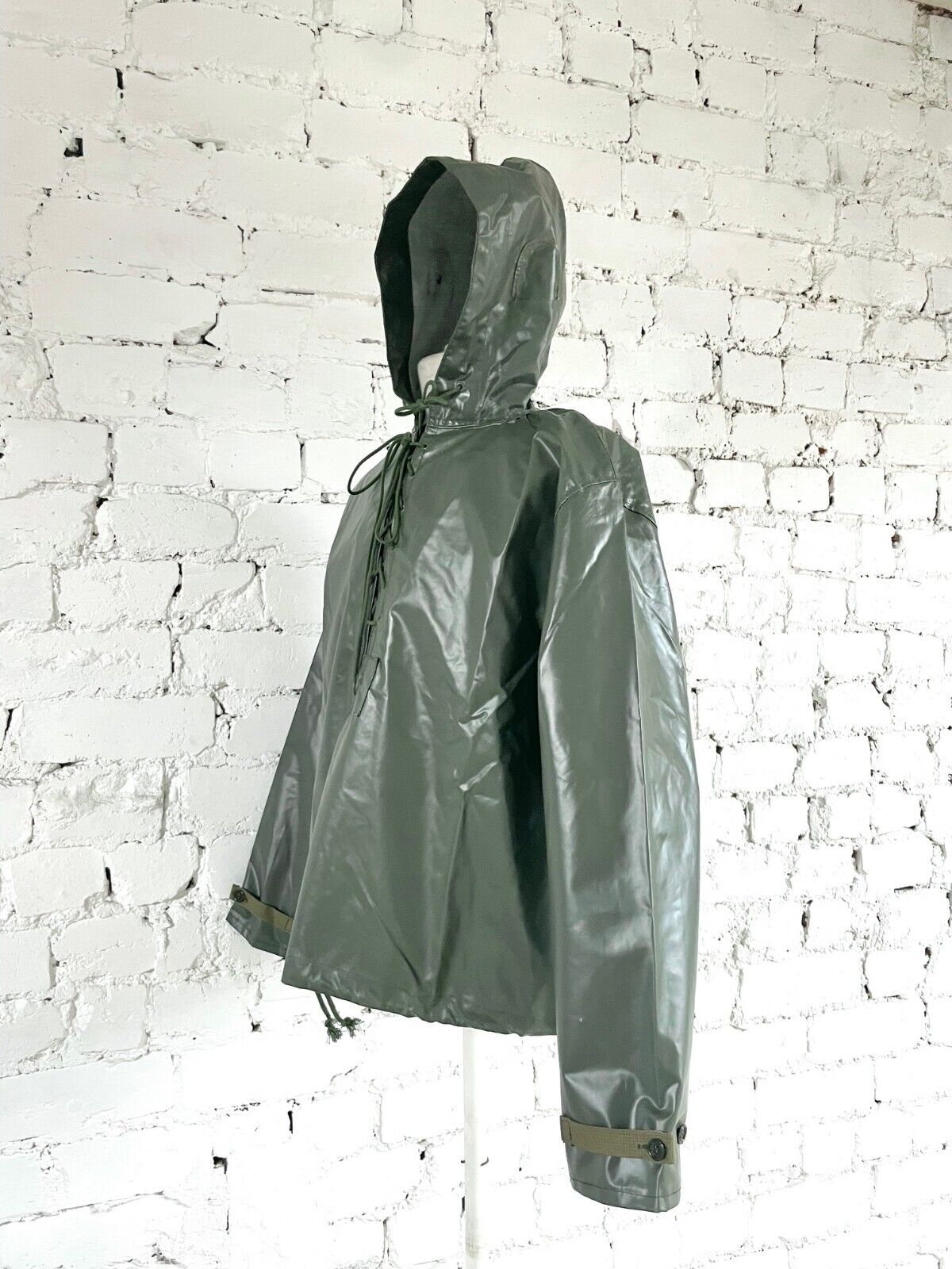 Vintage 1970s Italian Raincoat Smock Jacket