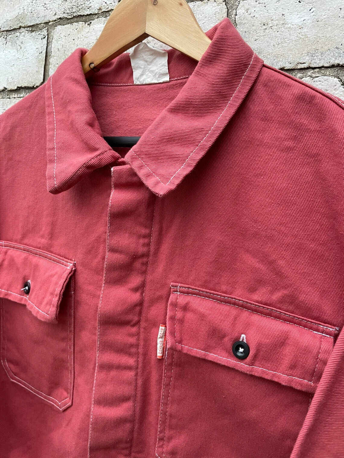 Vintage Chore Jacket Coral Pink