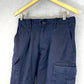 Britische Cargohose mit hoher Taille