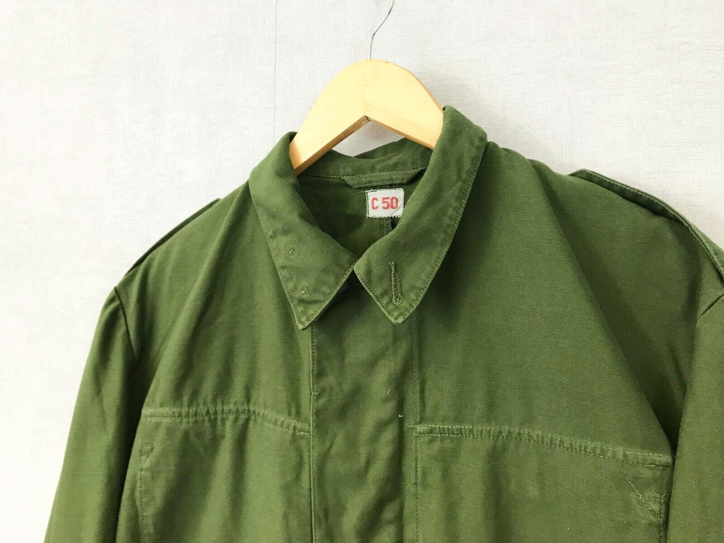 Vintage Army Green Chore Jacket