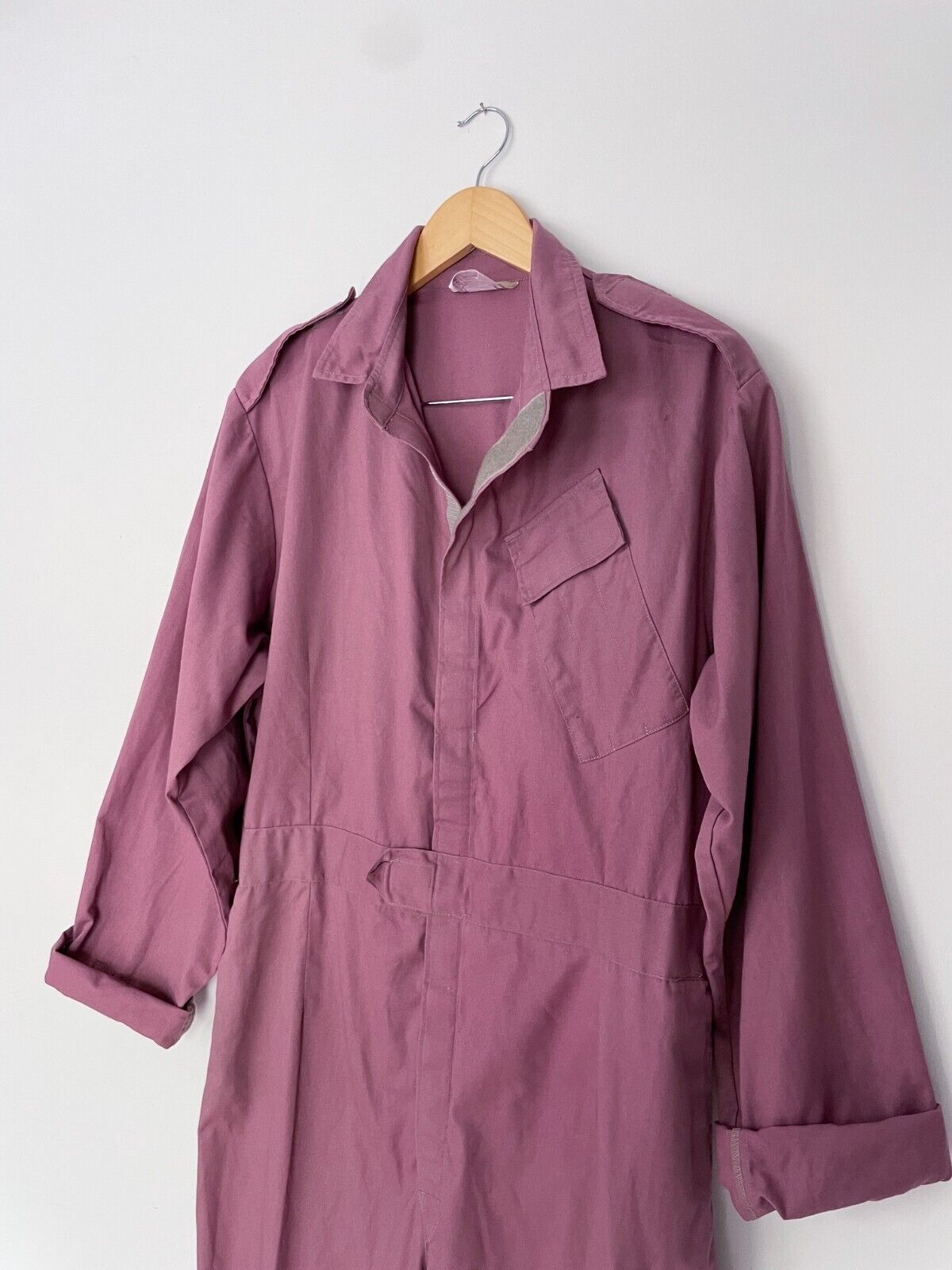 Vintage Coverall British Military Dark Pink