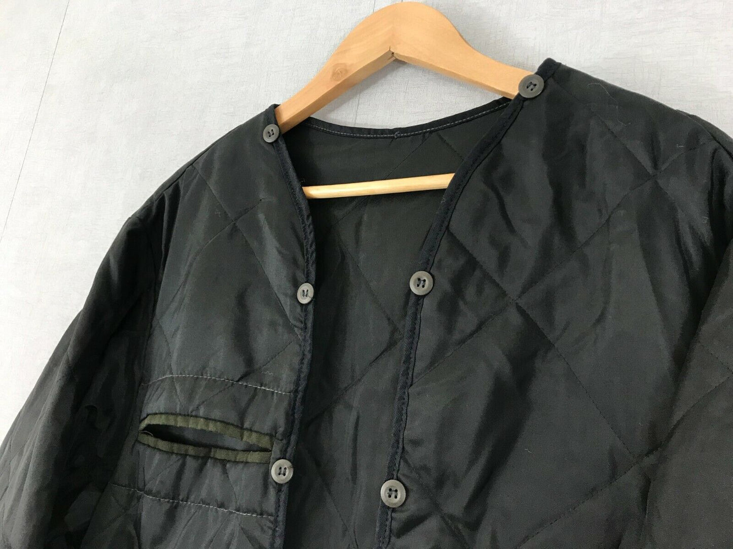 Vintage Black Military Liner Jacket