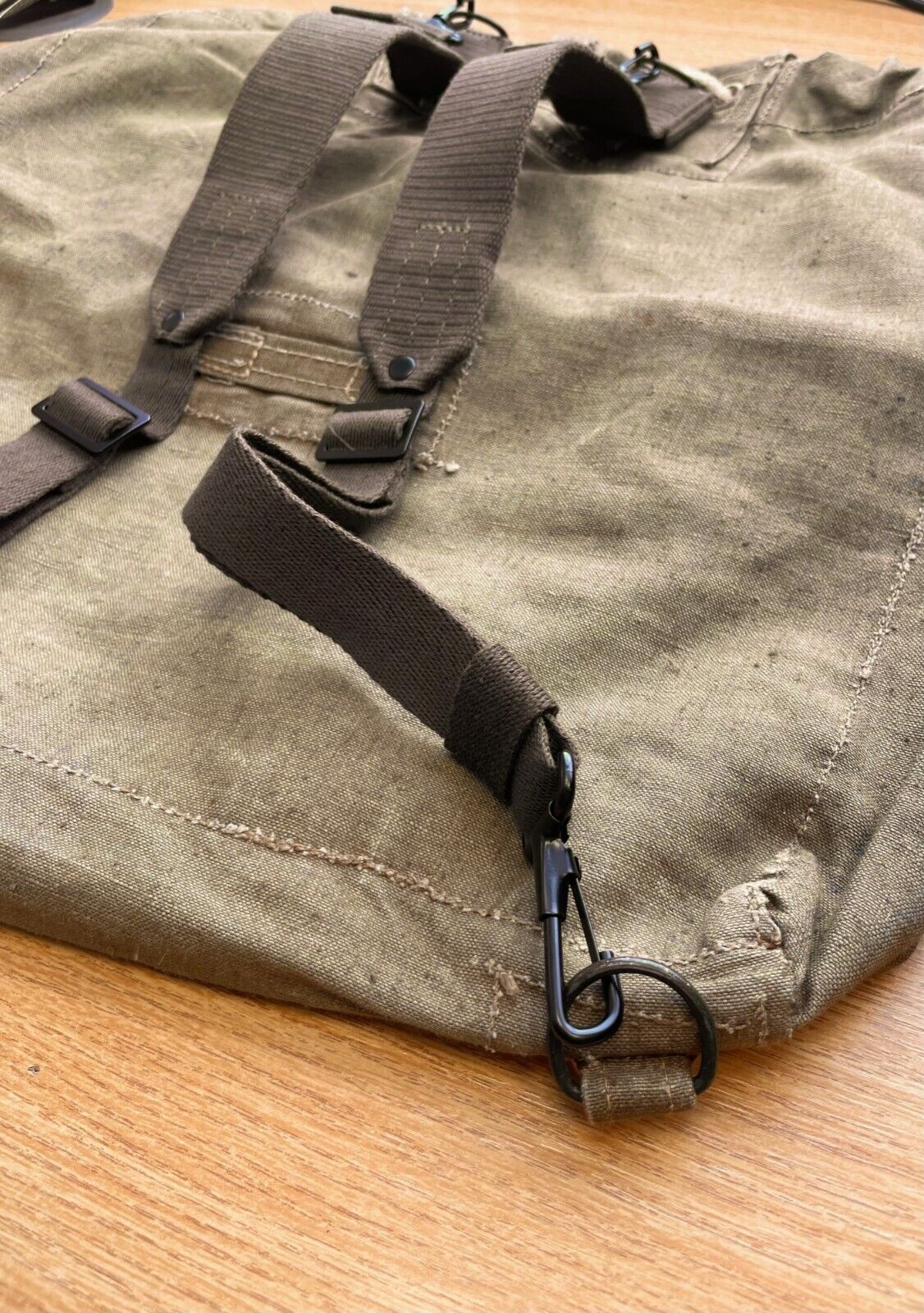 Vintage 60er Jahre Canvas Rucksack 