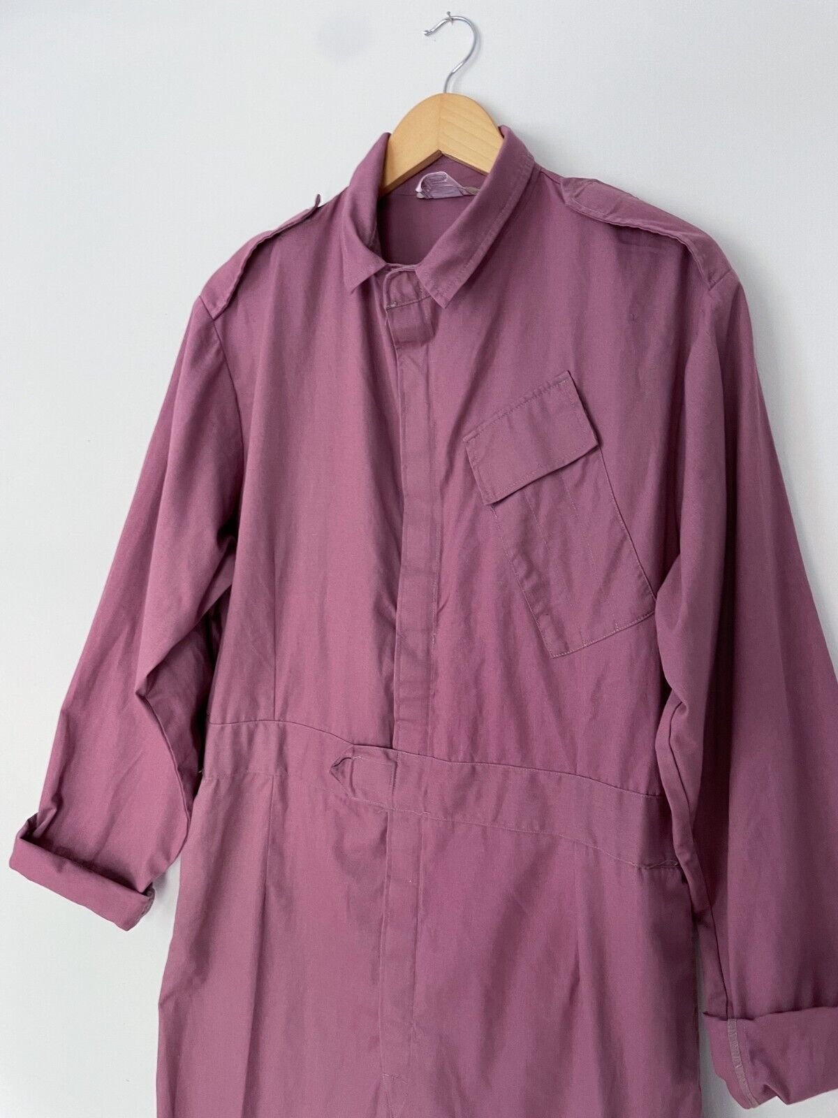 Vintage Coverall British Military Dark Pink