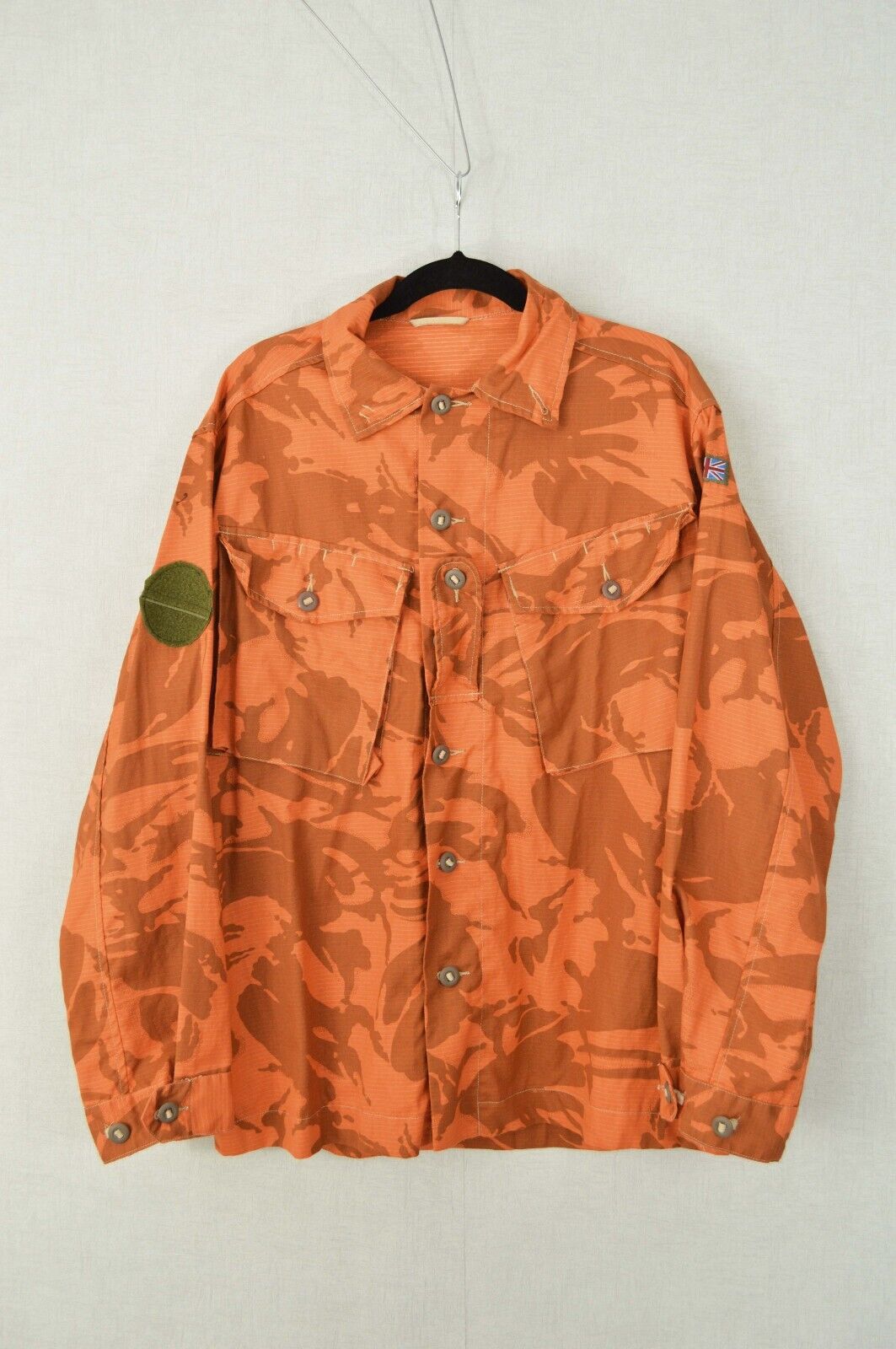 Vintage British Army 90s Camo Shirt Orange