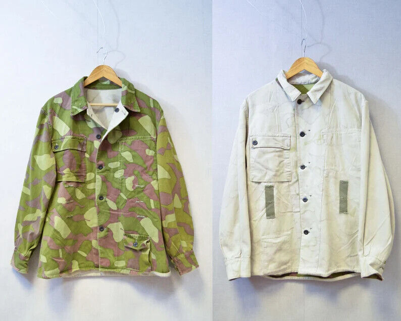 Faded Vintage Finnish Reversible Camo Jackets