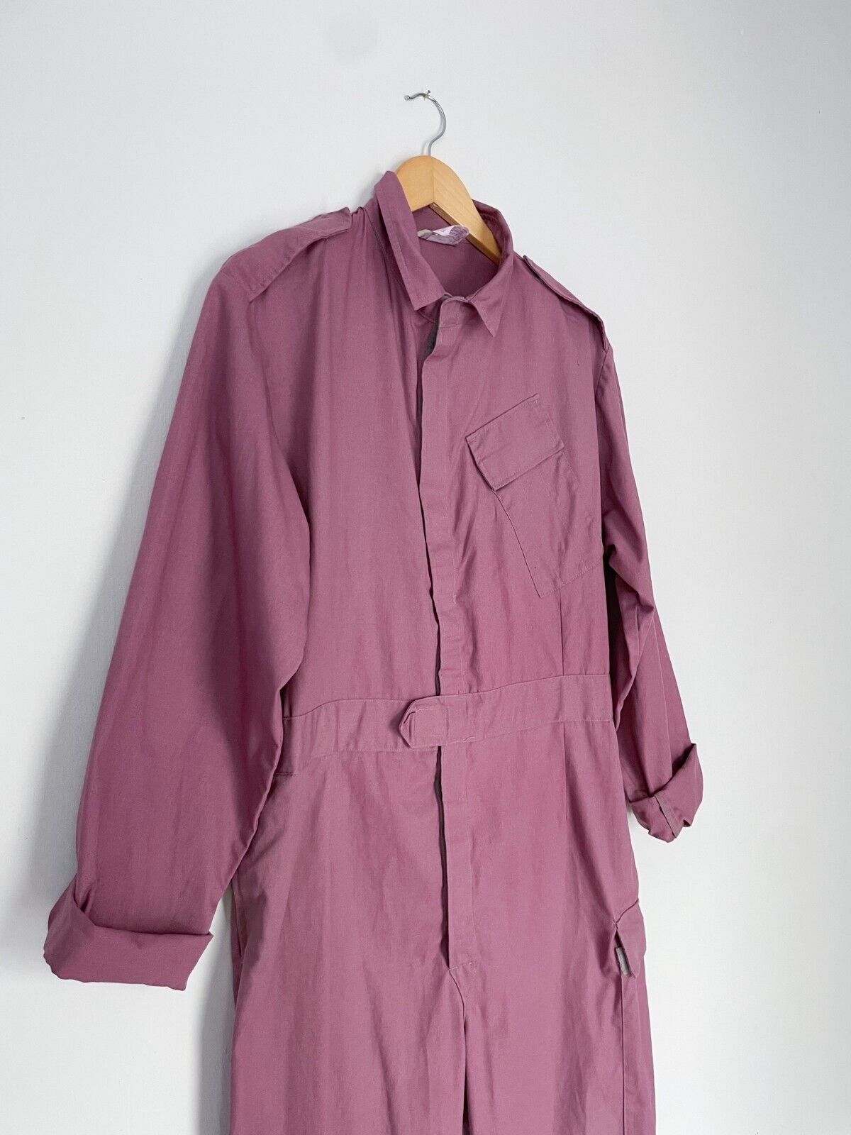 Vintage Coverall British Military Dark Pink