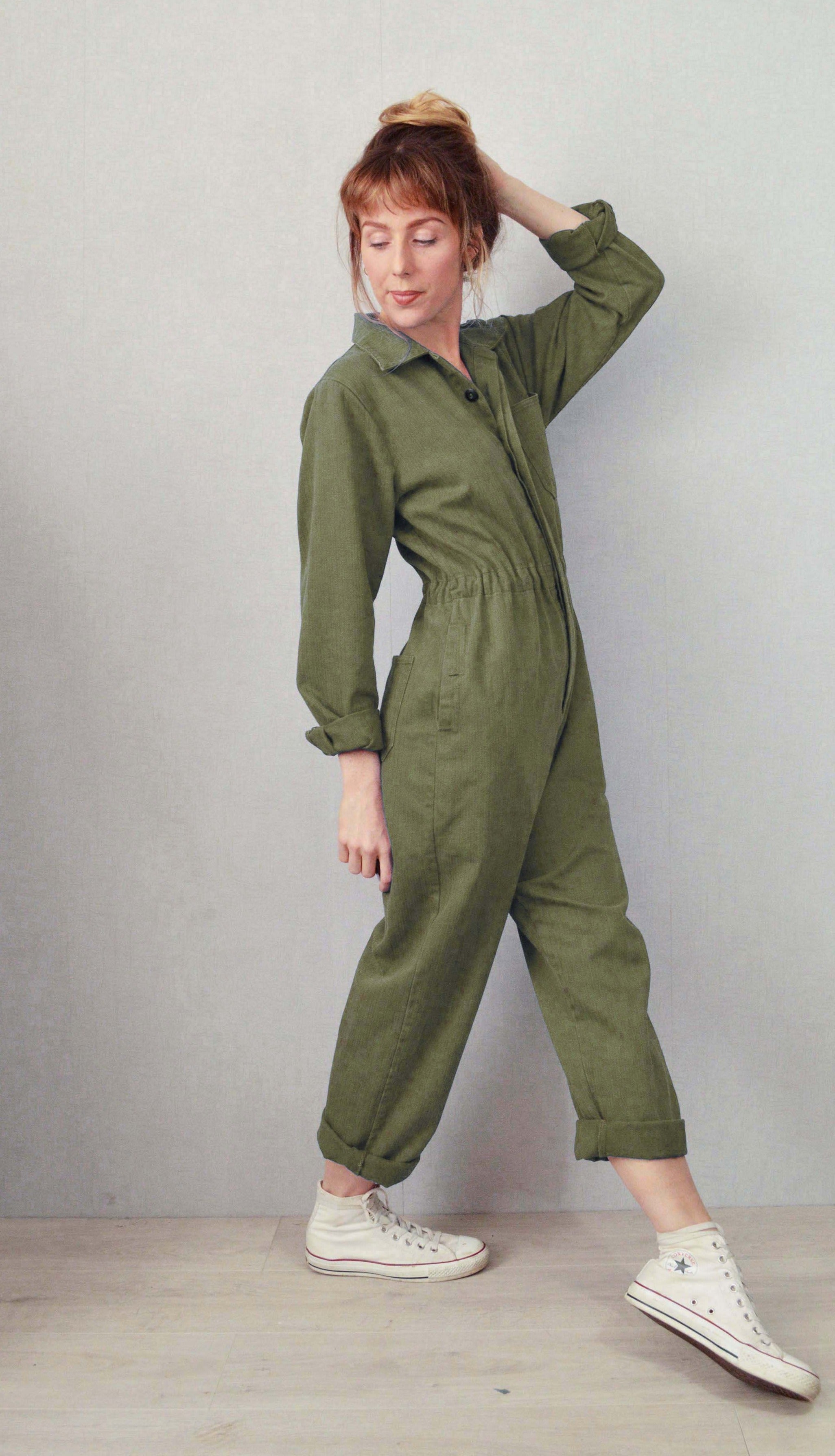 French Military Unusual Design Coveralls - dendycandy.com