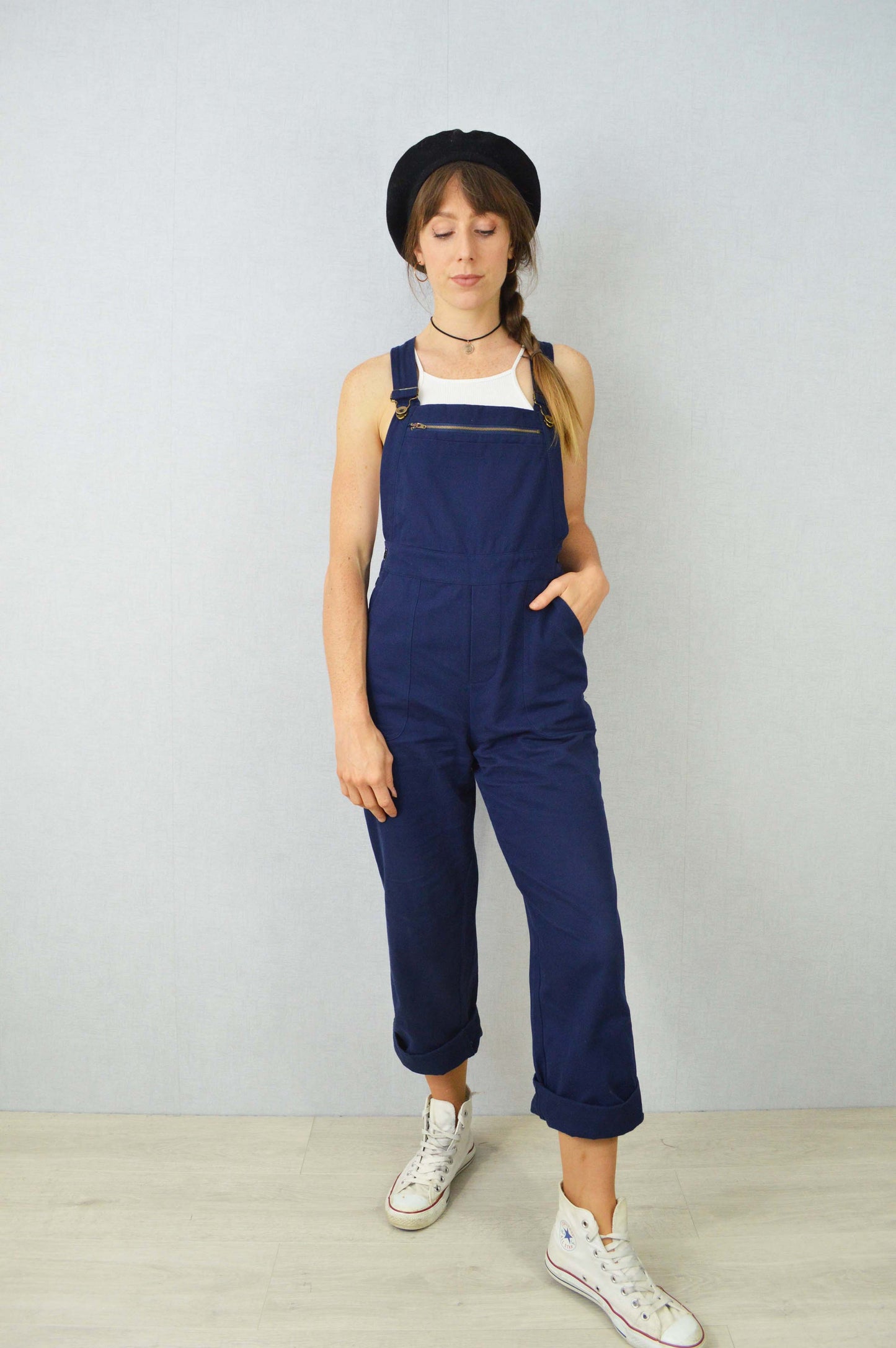 French Workwear Dungarees Cotton