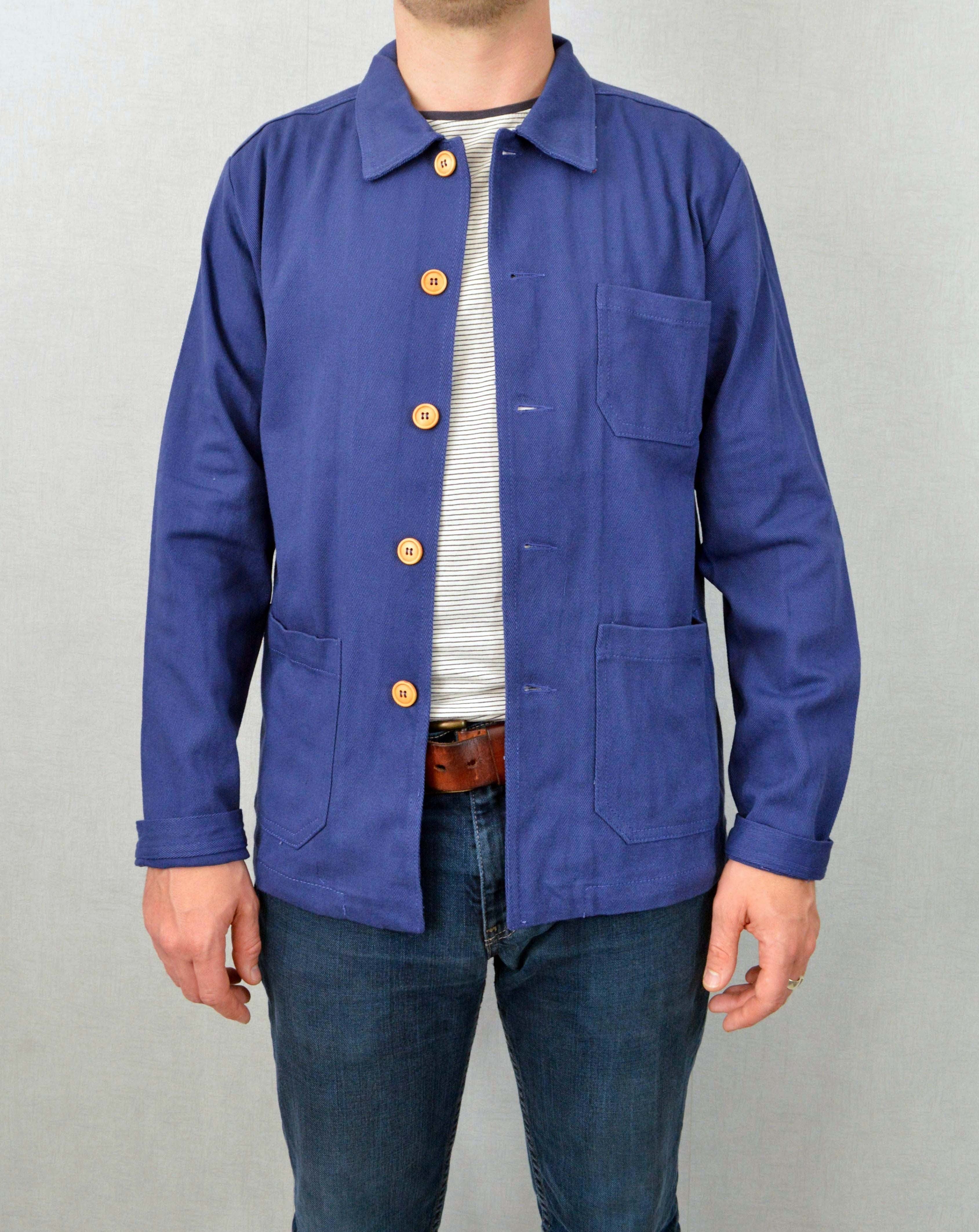 NWOT Buck Mason Button Front Work Chore Barn Jacket Coat Mens outlets XS Indigo Denim