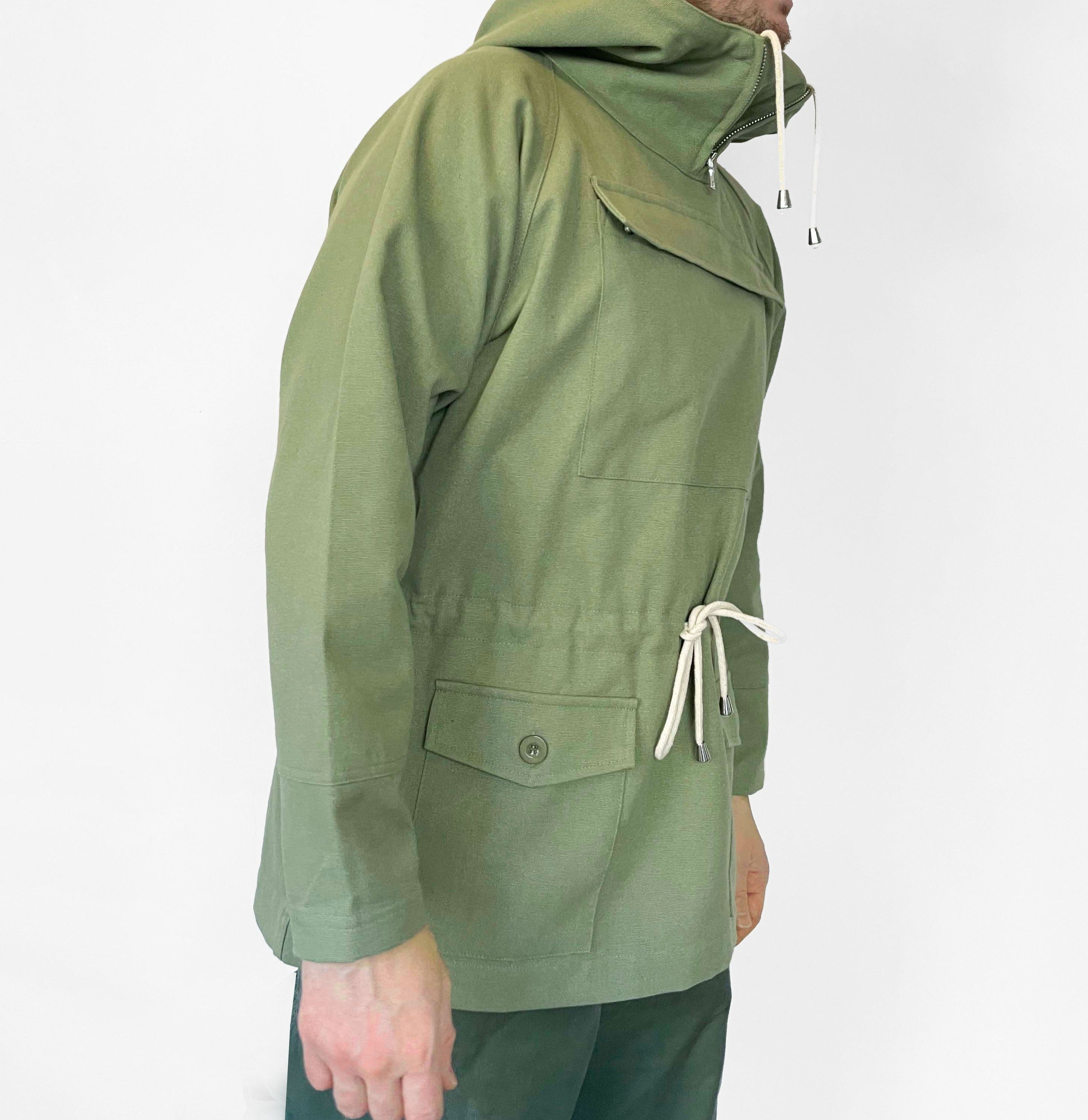 Cadet Smock 1960s Style OG Cotton Canvas Army Green – Wolf 