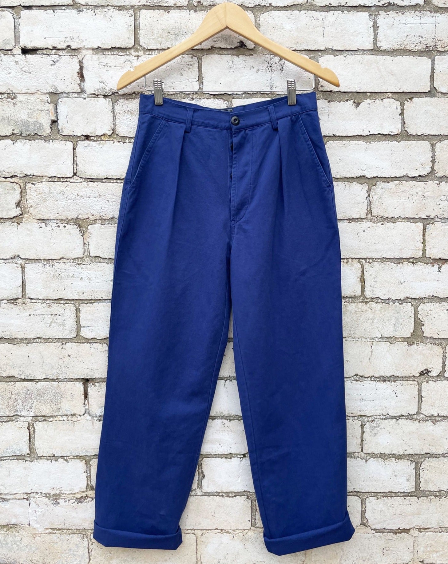 French Work Pants Navy Blue