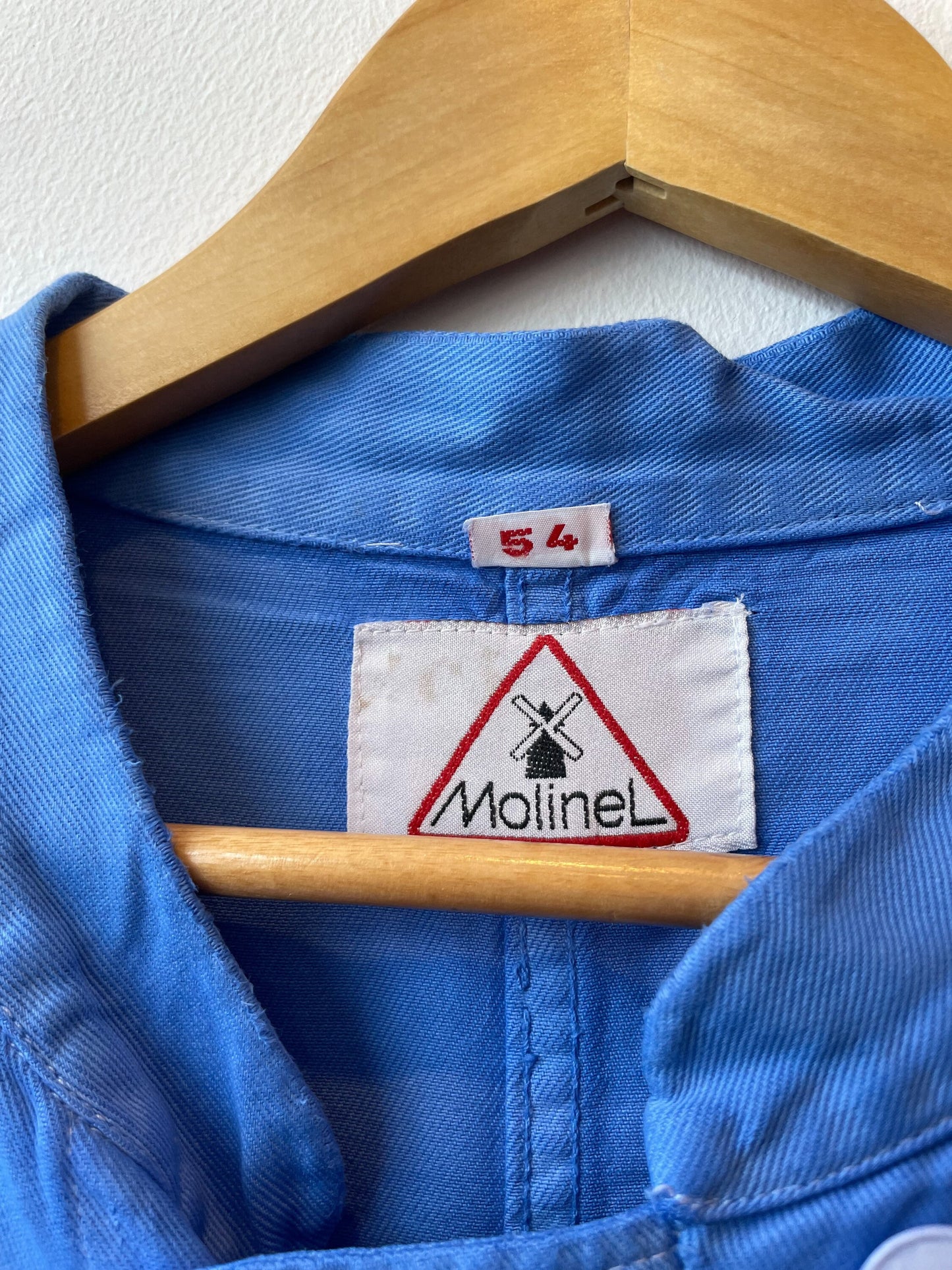 Vintage Double Breasted Molinel Workwear Shirt