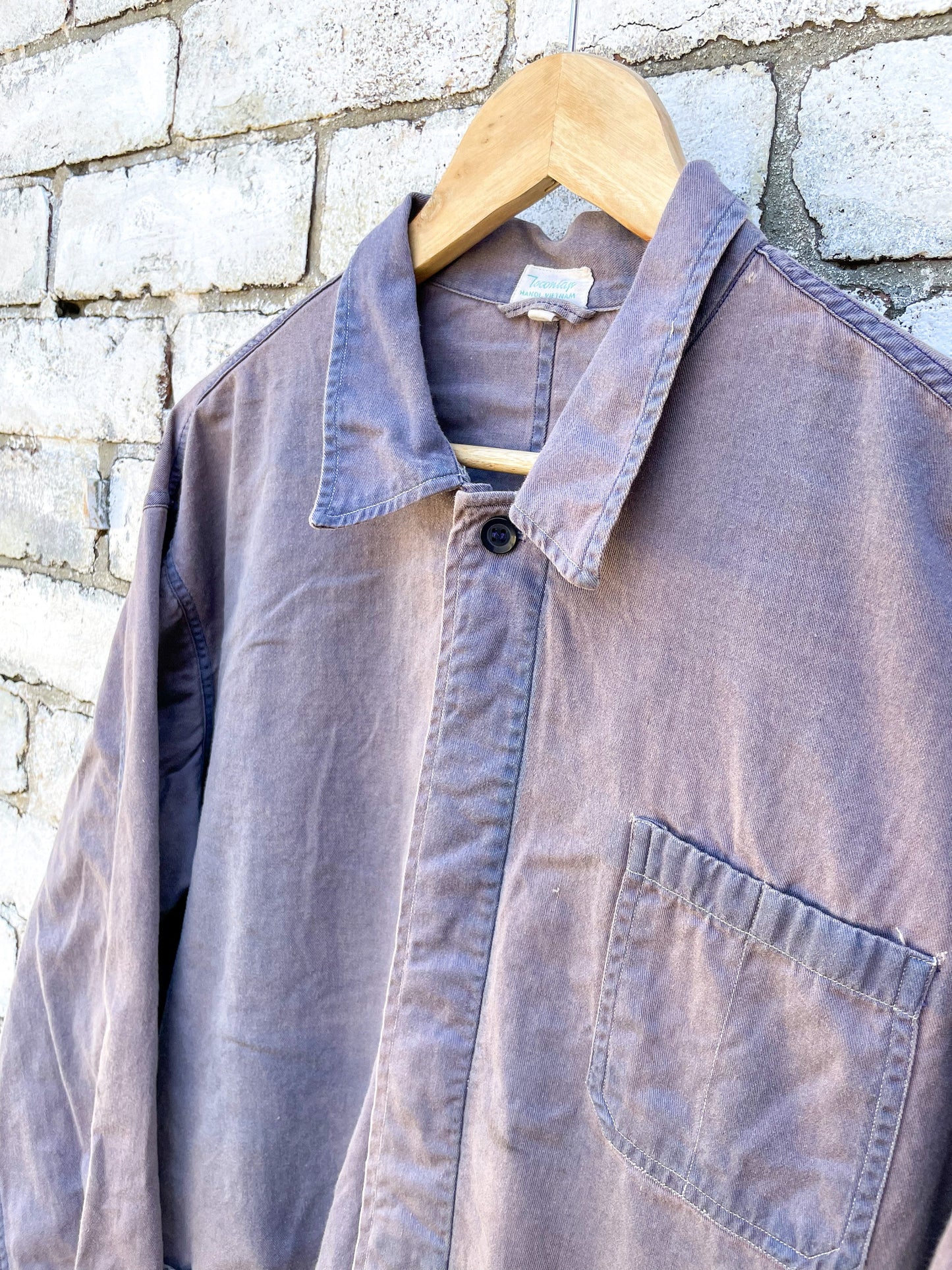 Vintage Purple Faded Chore Jacket