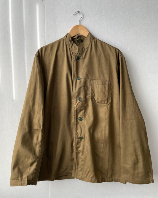 Vintage 1960s Brown Chore Jackets Cotton